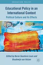 Educational Policy in an International Context