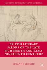 British Literary Salons of the Late Eighteenth and Early Nineteenth Centuries