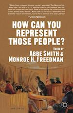 How Can You Represent Those People?