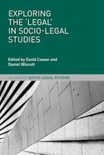 Exploring the 'Legal' in Socio-Legal Studies