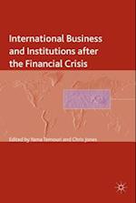 International Business and Institutions after the Financial Crisis