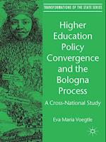 Higher Education Policy Convergence and the Bologna Process