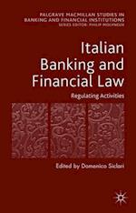Italian Banking and Financial Law: Regulating Activities