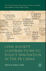 Civil Society Contributions to Policy Innovation in the PR China