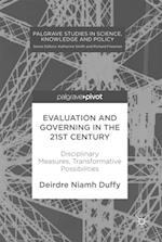 Evaluation and Governing in the 21st Century