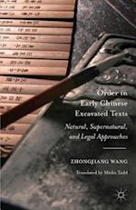Order in Early Chinese Excavated Texts