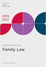 Core Statutes on Family Law 2016-17