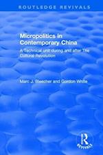 Micropolitics in Contemporary China
