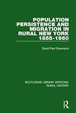 Population Persistence and Migration in Rural New York 1855-1860