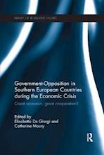 Government-Opposition in Southern European Countries during the Economic Crisis