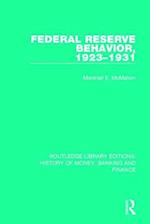 Federal Reserve Behavior, 1923-1931