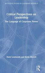 Critical Perspectives on Leadership
