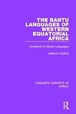 The Bantu Languages of Western Equatorial Africa
