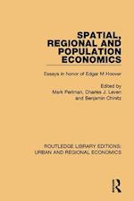 Spatial, Regional and Population Economics