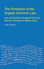 The Formation of English Common Law