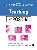 Teaching at Post-16