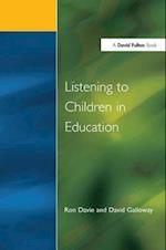 Listening to Children in Education