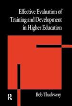The Effective Evaluation of Training and Development in Higher Education