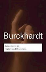 Judgements on History and Historians