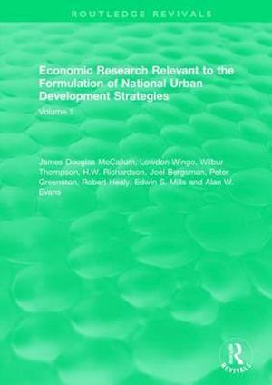 Economic Research Relevant to the Formulation of National Urban Development Strategies