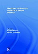 Handbook of Research Methods in Human Memory