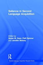 Salience in Second Language Acquisition