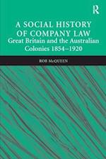 A Social History of Company Law