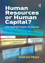 Human Resources or Human Capital?