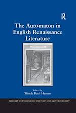 The Automaton in English Renaissance Literature