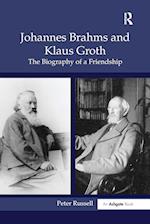 Johannes Brahms and Klaus Groth