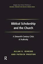 Biblical Scholarship and the Church