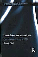 Neutrality in International Law