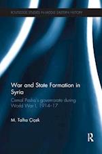 War and State Formation in Syria