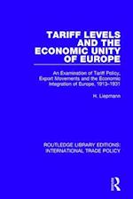 Tariff Levels and the Economic Unity of Europe