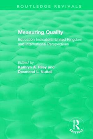 Measuring Quality: Education Indicators