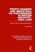 Profit-sharing and Industrial Co-partnership in British Industry, 1880-1920