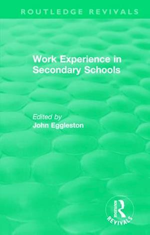 Work Experience in Secondary Schools