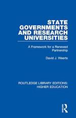 State Governments and Research Universities