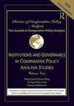 Institutions and Governance in Comparative Policy Analysis Studies