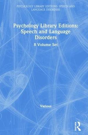Psychology Library Editions: Speech and Language Disorders