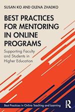 Best Practices for Mentoring in Online Programs