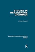 Studies in Renaissance Grammar