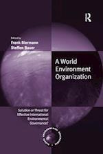 A World Environment Organization