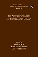 Volume 20: The Auction Catalogue of Kierkegaard's Library