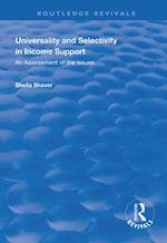 Universality and Selectivity in Income Support