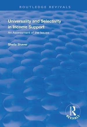 Universality and Selectivity in Income Support