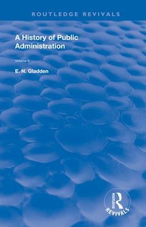A History of Public Administration