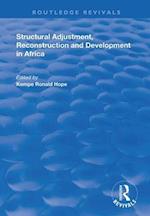 Structural Adjustment, Reconstruction and Development in Africa