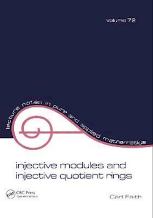 Injective Modules and Injective Quotient Rings