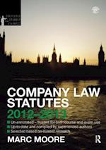 Company Law Statutes 2012-2013